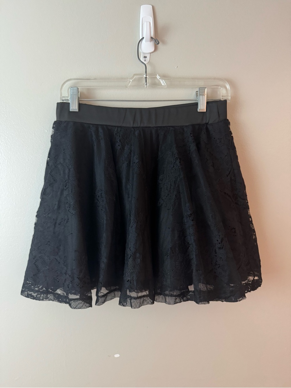 Avidlove Black Lace A-Line Skirt Large NWT Goth Witchy